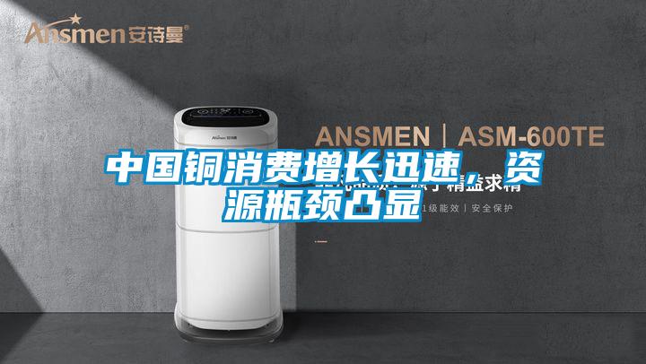 中國銅消費增長迅速,資源瓶頸凸顯