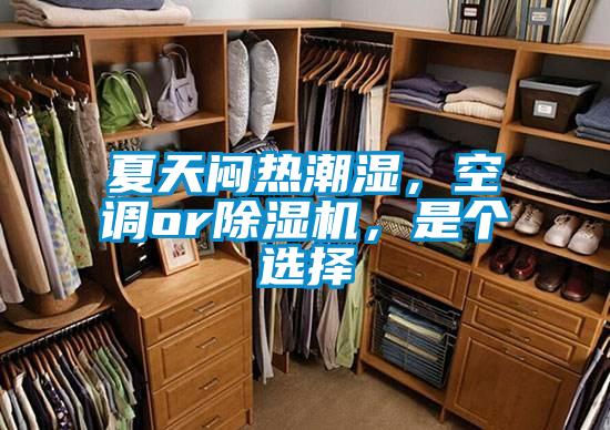 夏天悶熱潮濕，空調or除濕機，是個選擇