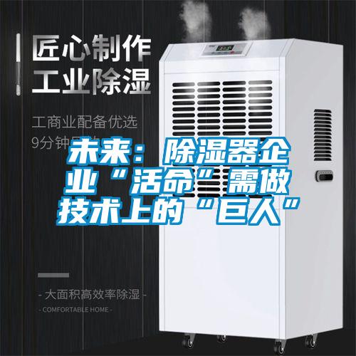 未來:除濕器企業(yè)“活命”需做技術上的“巨人”