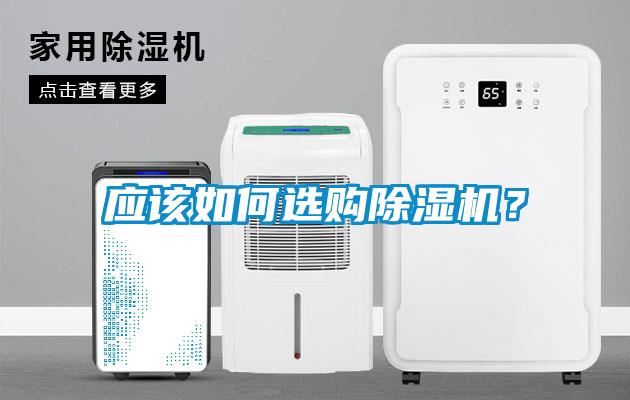 應該如何選購除濕機?