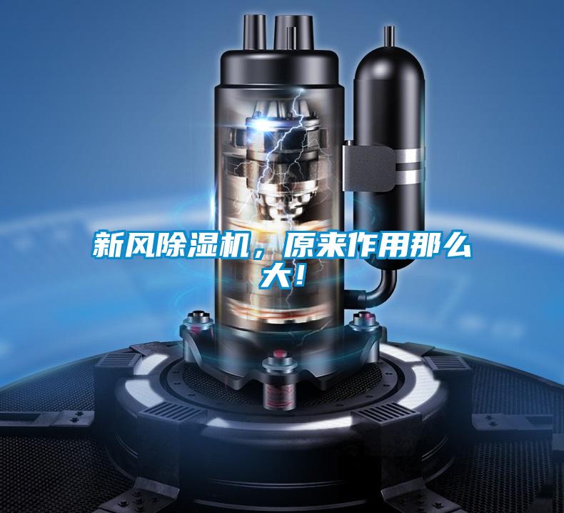 新風除濕機，原來作用那么大！