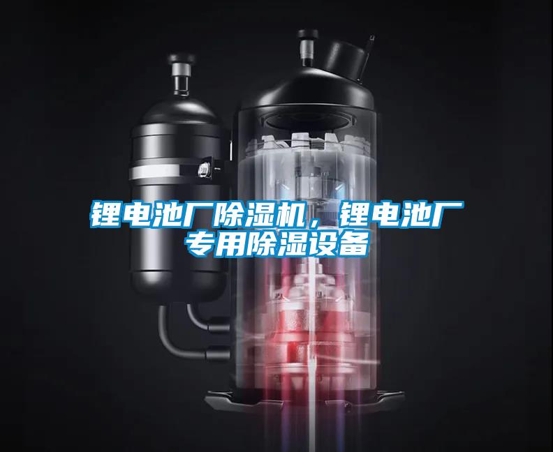 鋰電池廠除濕機，鋰電池廠專用除濕設備
