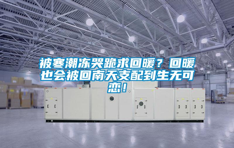 被寒潮凍哭跪求回暖?回暖也會(huì)被回南天支配到生無可戀!