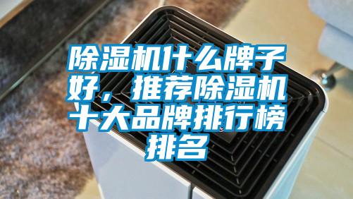 除濕機什么牌子好，推薦除濕機十大品牌排行榜排名