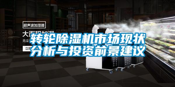 轉輪除濕機市場現(xiàn)狀分析與投資前景建議