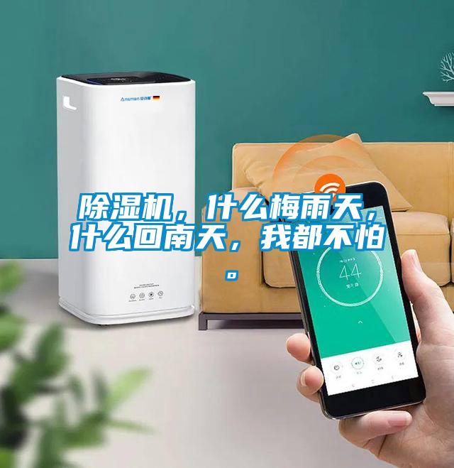除濕機,什么梅雨天,什么回南天,我都不怕。