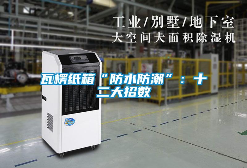 瓦楞紙箱“防水防潮”:十二大招數