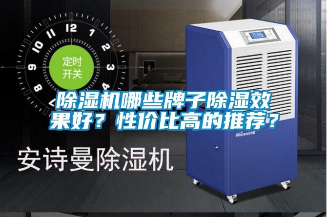 除濕機哪些牌子除濕效果好？性價比高的推薦？