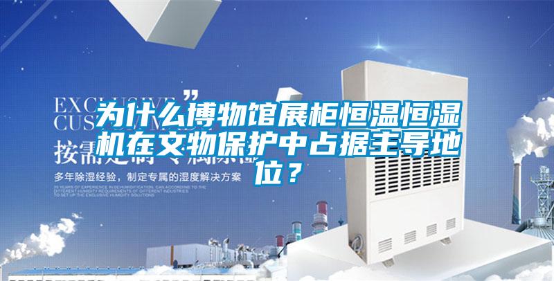 為什么博物館展柜恒溫恒濕機在文物保護中占據主導地位？