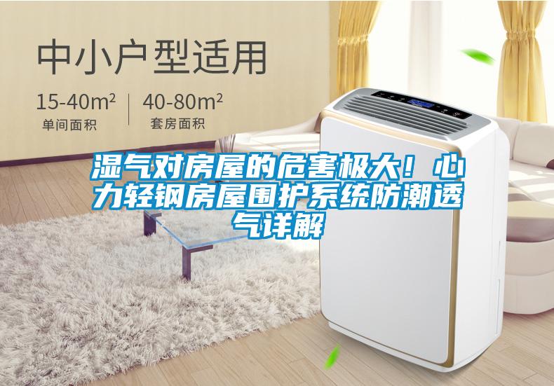 濕氣對房屋的危害極大！心力輕鋼房屋圍護系統防潮透氣詳解